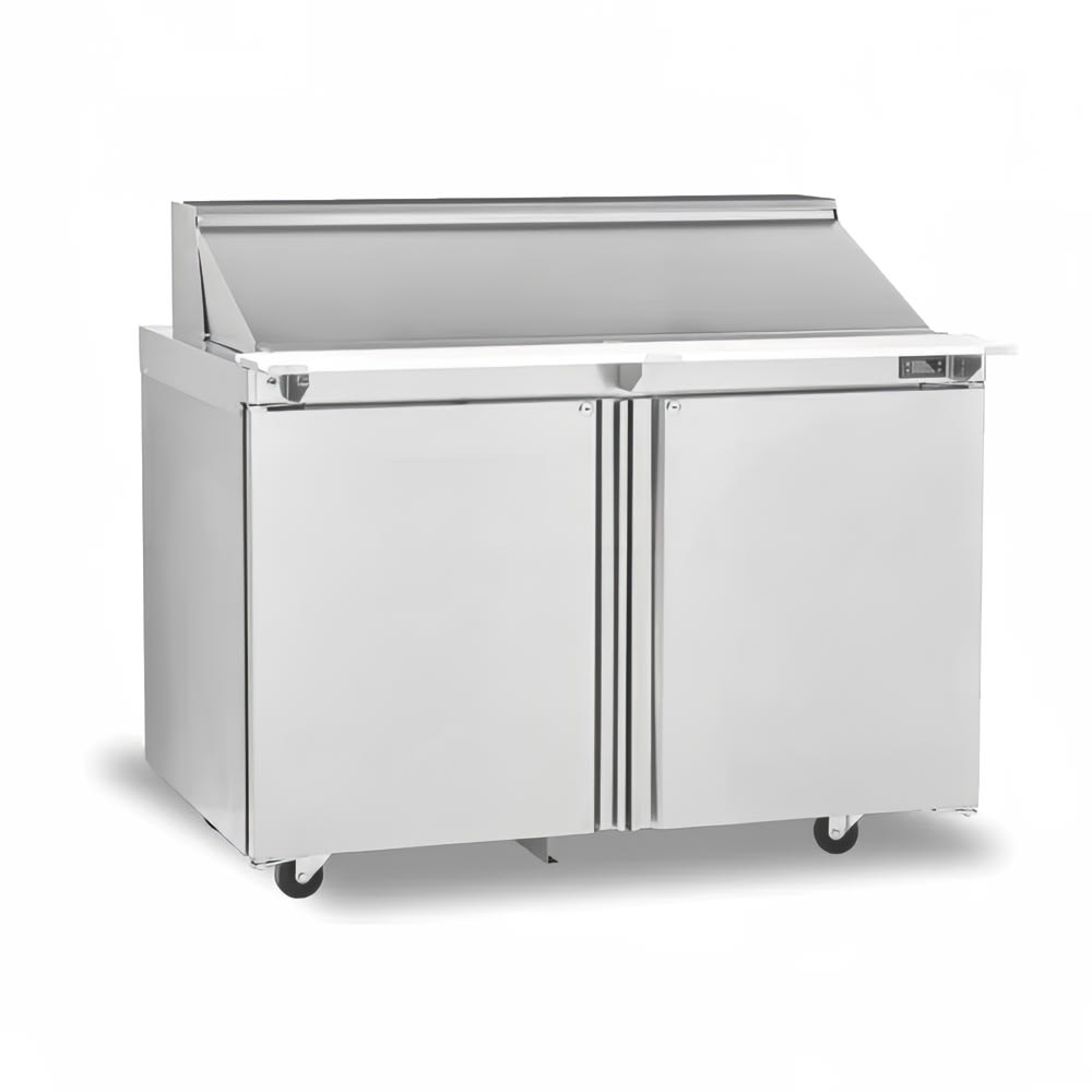 Delfield 4448NP-18M 48" Mega Top Sandwich/Salad Prep Table w/ Refrigerated Base, 115v