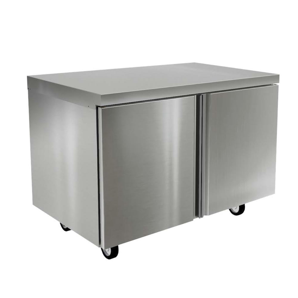 Delfield 4460NP 60"W Undercounter Refrigerator w/ (2) Sections & (2) Doors, 115v