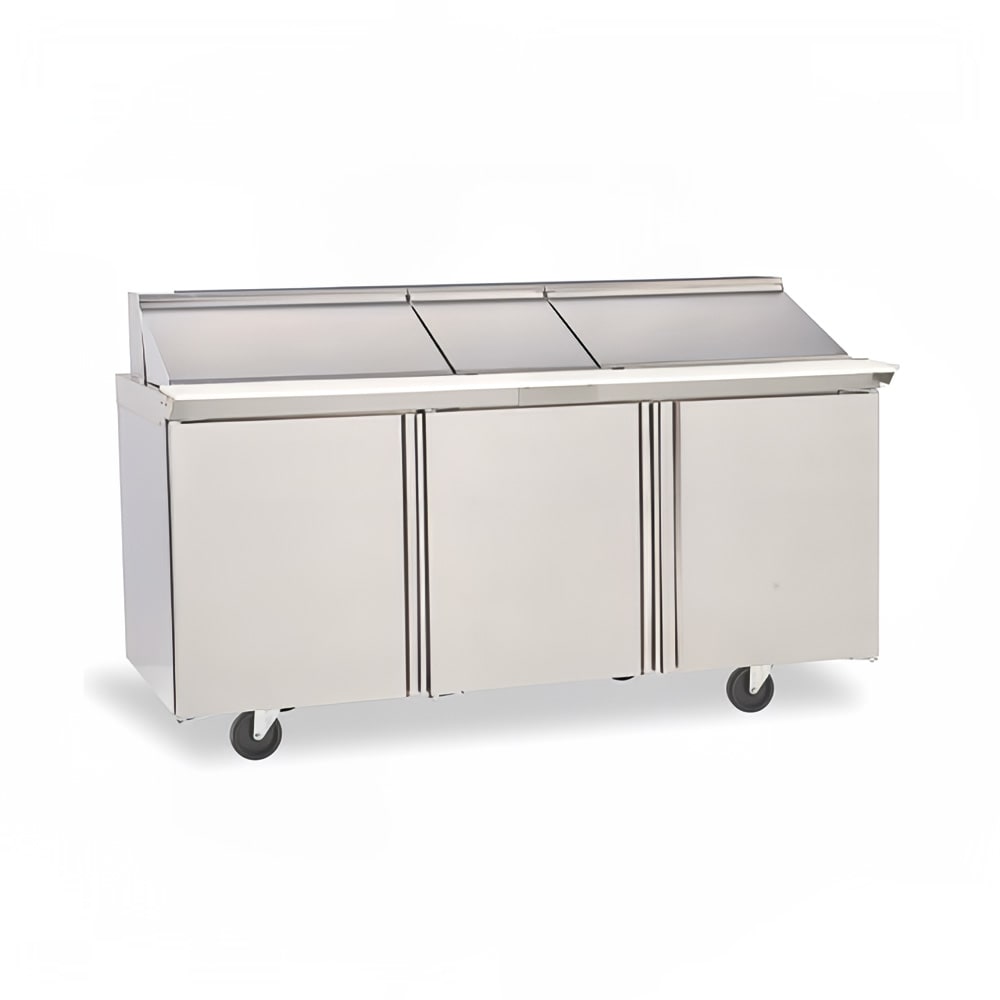 Delfield 4472NP-18 72" Sandwich/Salad Prep Table w/ Refrigerated Base, 115v