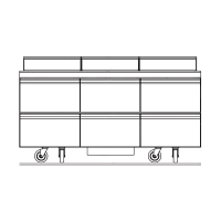 Delfield 4472NP-18 72" Sandwich/Salad Prep Table w/ Refrigerated Base, 115v thumbnail 4
