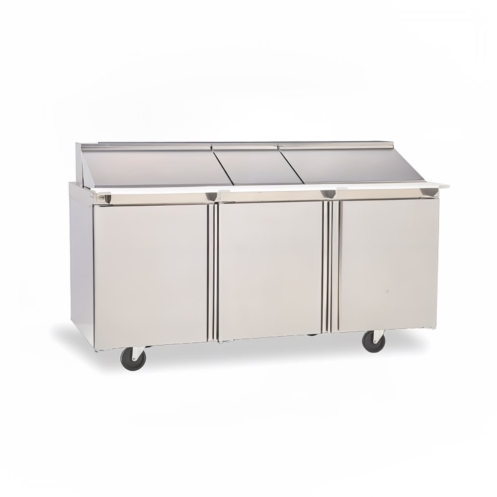 Delfield 4472NP-30M 72" Mega Top Sandwich/Salad Prep Table w/ Refrigerated Base, 115v