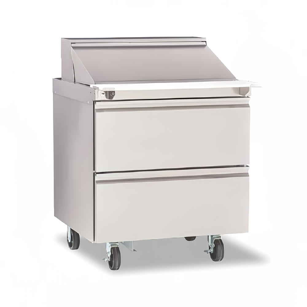 Delfield D4427NP-8 27" Sandwich/Salad Prep Table w/ Refrigerated Base, 115v