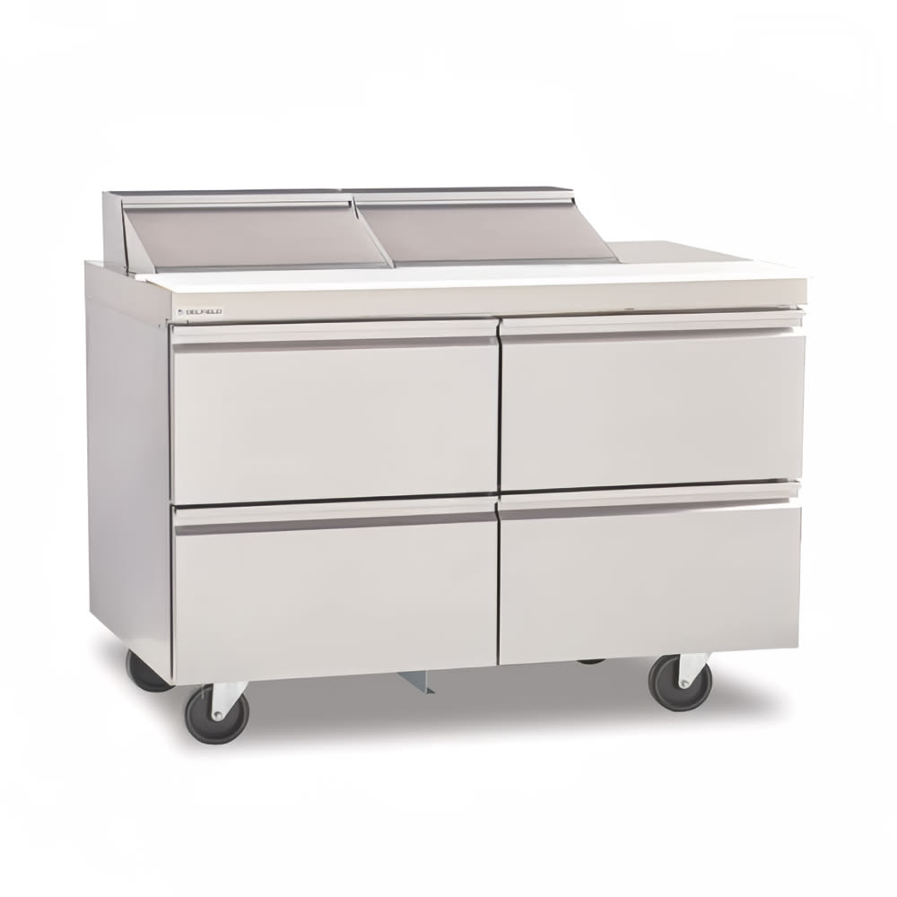 Delfield D4448NP-12M 48" Mega Top Sandwich/Salad Prep Table w/ Refrigerated Base, 115v