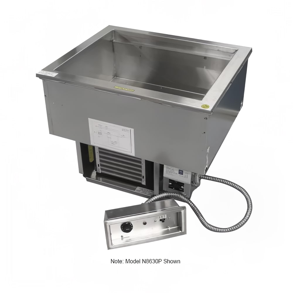 Delfield N8643P Drop-In Hot/Cold Food Well w/ (3) Full Size Pan Capacity, 120-240v/1ph