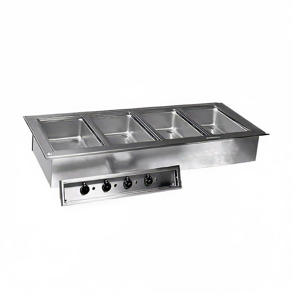 Delfield N8759-DESP Drop-In Hot Food Well w/ (4) Full Size Pan Capacity, 208 230v/1ph