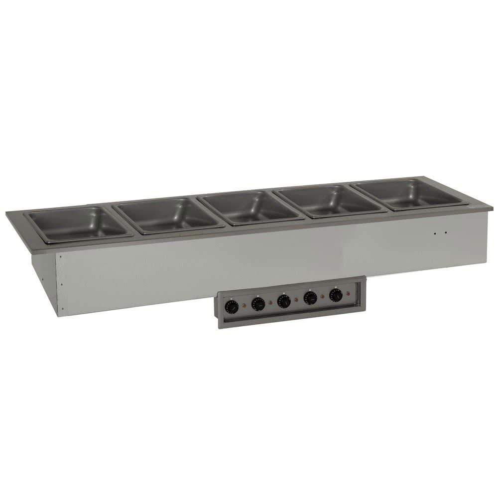 Delfield N8773-DESP Drop-In Hot Food Well w/ (5) Full Size Pan Capacity, 208 230v/1ph