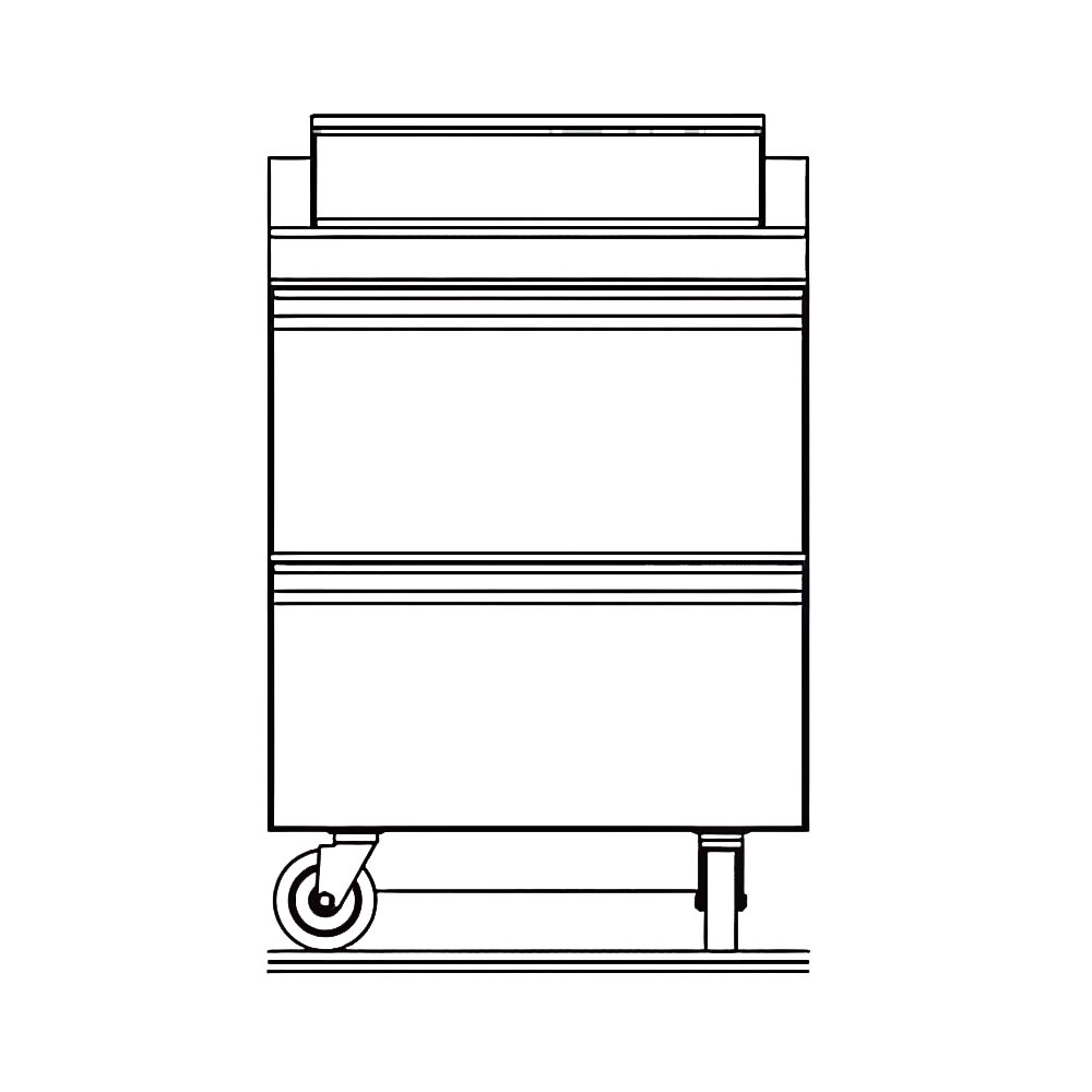 Delfield STD4427NP-6 27" Sandwich/Salad Prep Table w/ Refrigerated Base, 115v