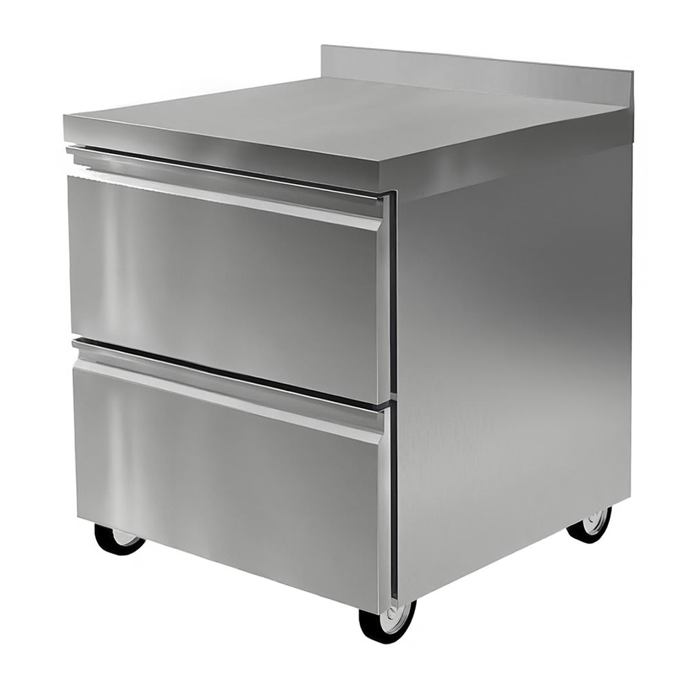 Delfield STD4527NP 27" Worktop Freezer w/ (1) Section & (2) Drawers, 115v