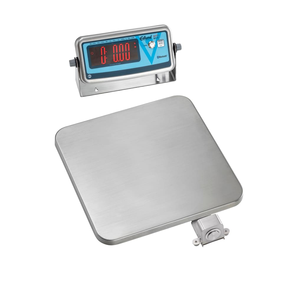 Edlund 59150 20 lb Wireless Digital Pizza Scale w/ Removable Platform - 12" x 12", Stainless