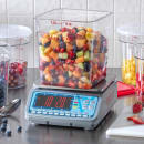 Edlund BRV-HP30 30 lb Bravo! Digital Portion Control Scale - 9 5/8" x 8 7/10", Stainless Steel thumbnail 2