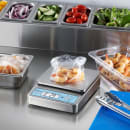 Edlund BRVS-10 10 lb Square Digital Scale w/ Removable Platform - 6" x 6 3/4", Stainless thumbnail 6