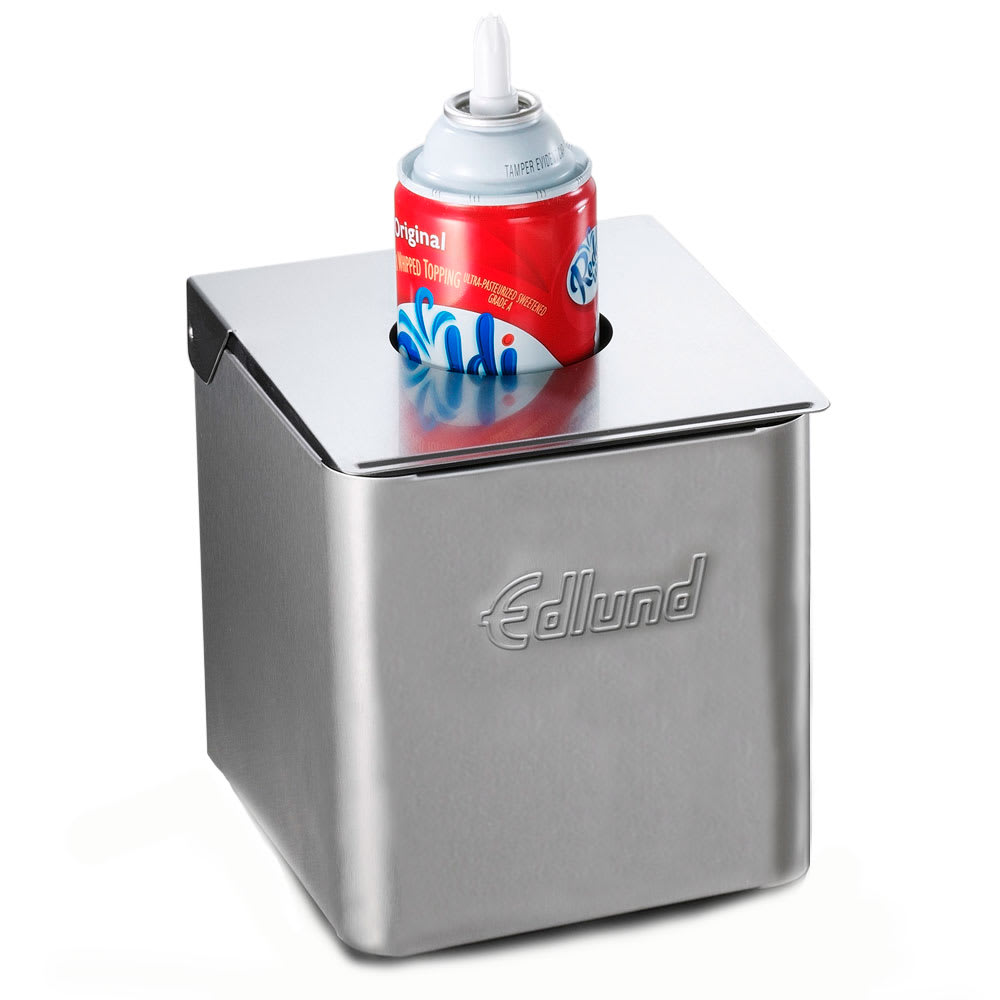 Edlund CSR-016B (1) Compartment Bar Garnish Tray - Notched Lid