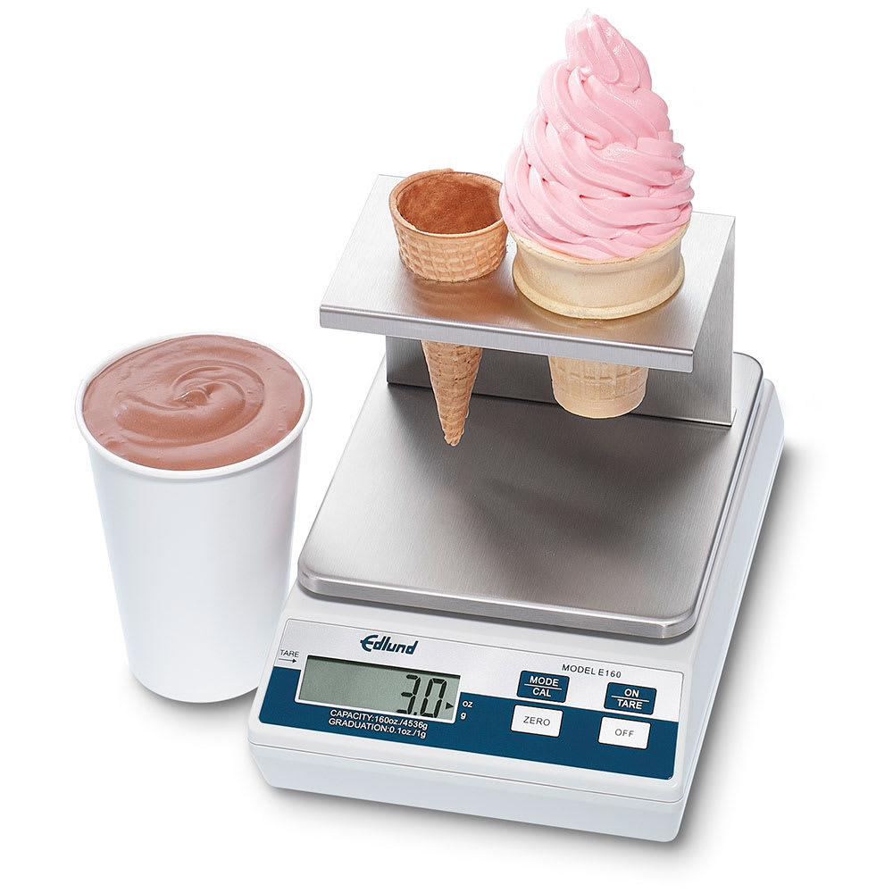 Edlund E-160 IC Digital Portion Scale, 160 oz x 1/10 oz, Stainless Platform