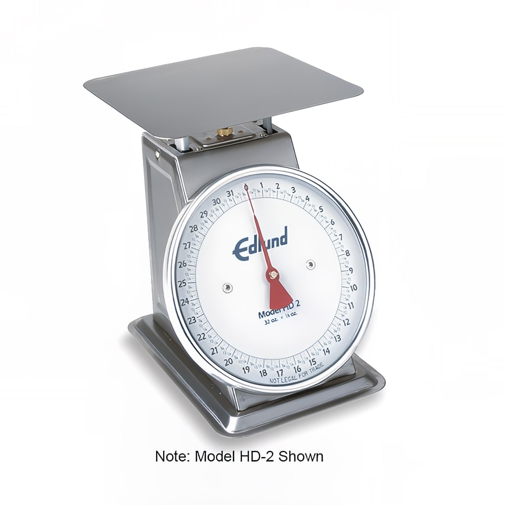 Edlund HD-200 Receiving Dial Type Scale, 200 lb x 1 lb, Top Loading Model