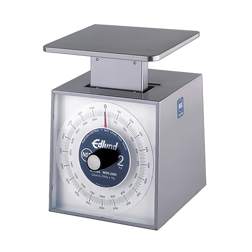 Edlund MSR-2000 Metric Portion Dial Type Scale, 2000 gm x 10 gm, Rotating Dial