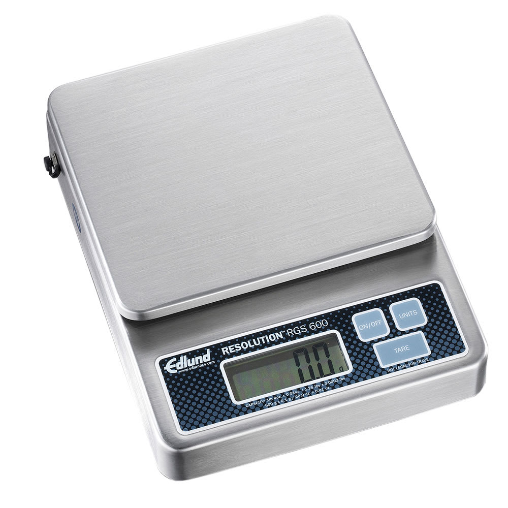 Edlund RGS-600 Digital Scale w/ 4 Display Options, Stainless