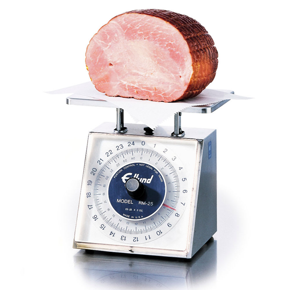 Edlund RM-25 Top Loading Counter Model Scale, 25 lbs x 2 oz, Dial Type