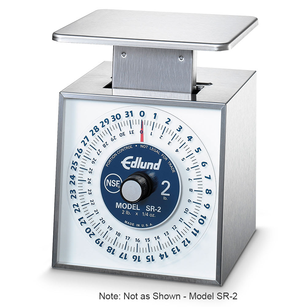 Edlund SR-10 Dial Type Portion Scale w/ Vertical Face, Rotating, Stainless
