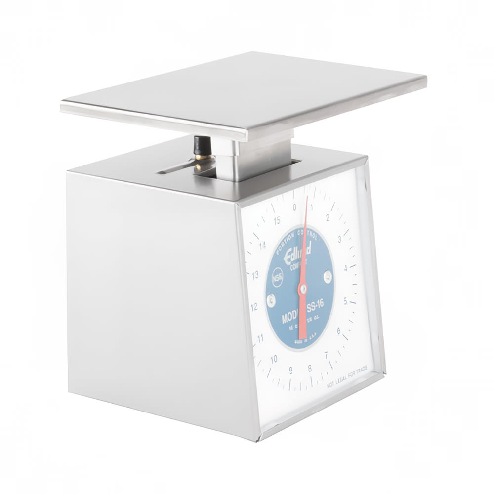 Edlund SS-160 Fixed Dial Vertical Face Scale, 16 oz x 1/4 oz