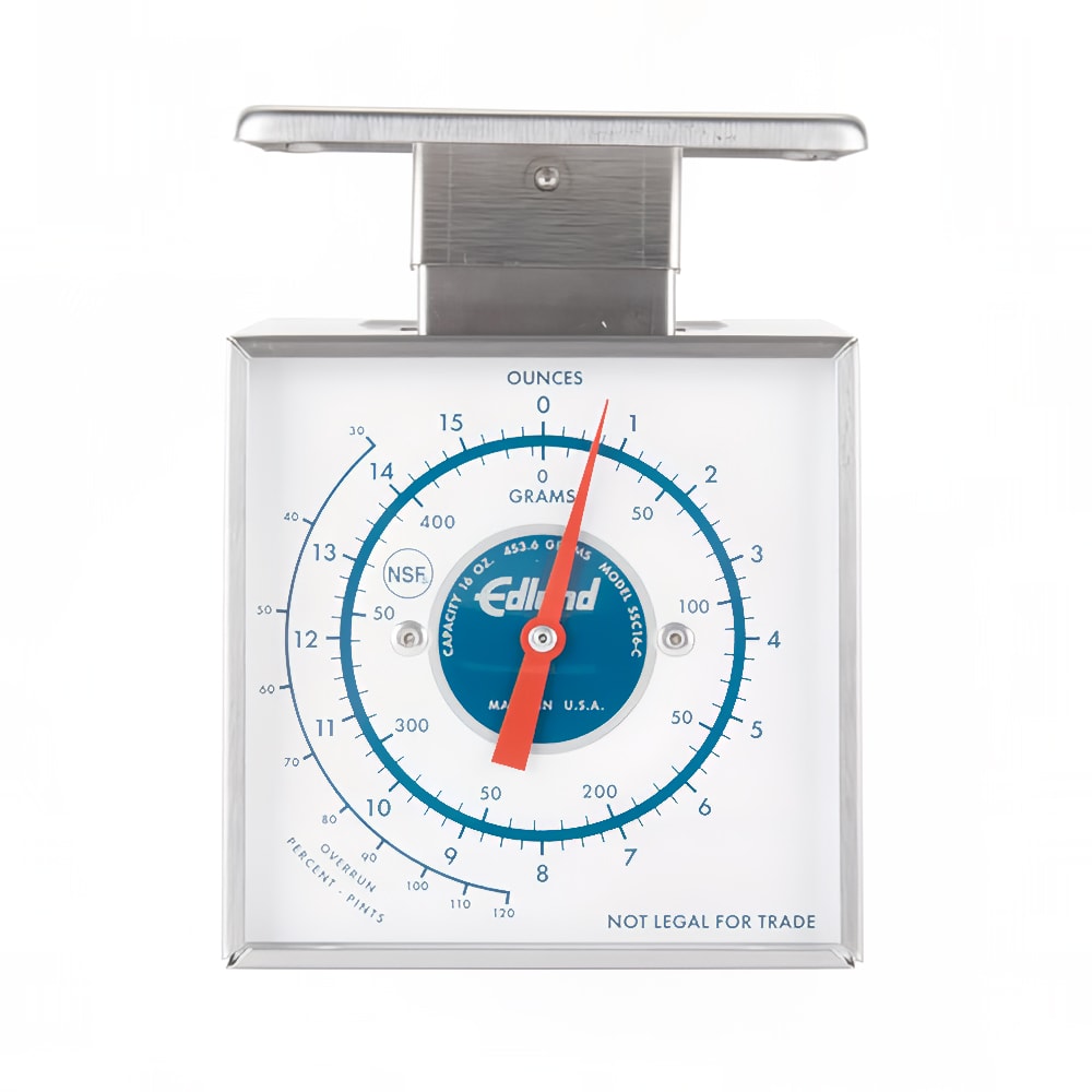 Edlund SSC-16 Top Loading Model w/ Ice Cream Platform Scale 16 oz x 1/4 oz