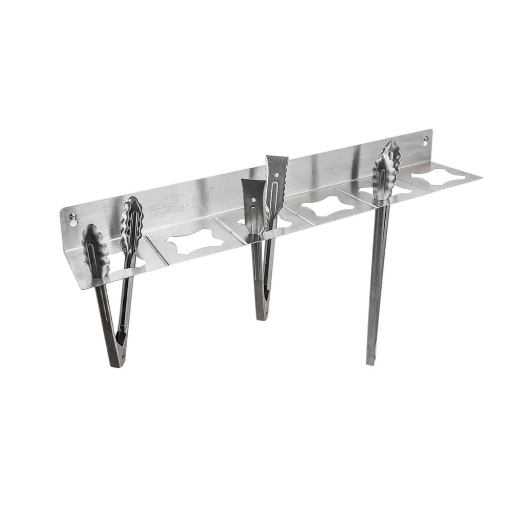 Edlund STH-6 Smart Tong Holders™ Wall Mount Tong Holder - 25 1/4" x 5" Stainless Steel