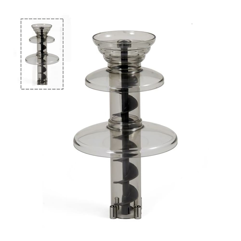 Sephra 10324 Replacement Tier Set w/ 4 Sleeves, for Models CF18L & M, Clear Plastic