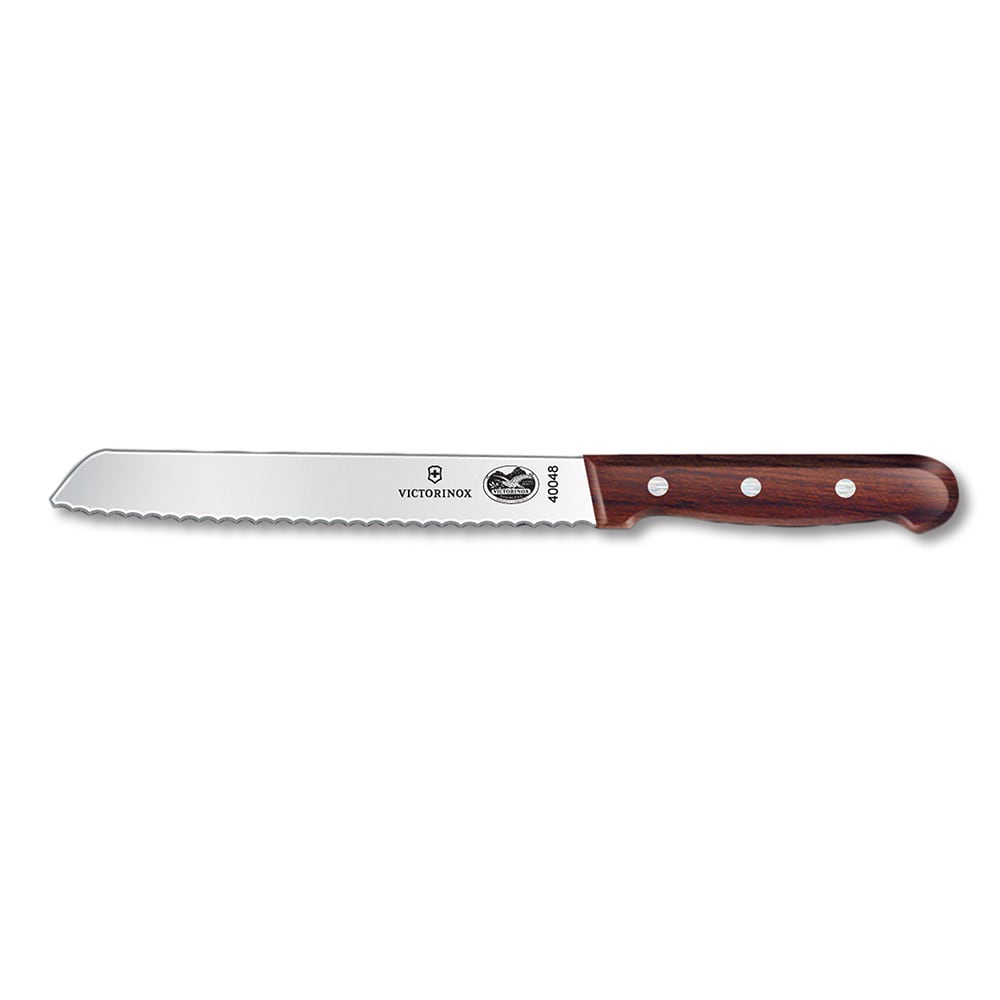 Victorinox 7.6058.9 Serrated Bread Knife w/ 7" Blade, Rosewood Handle