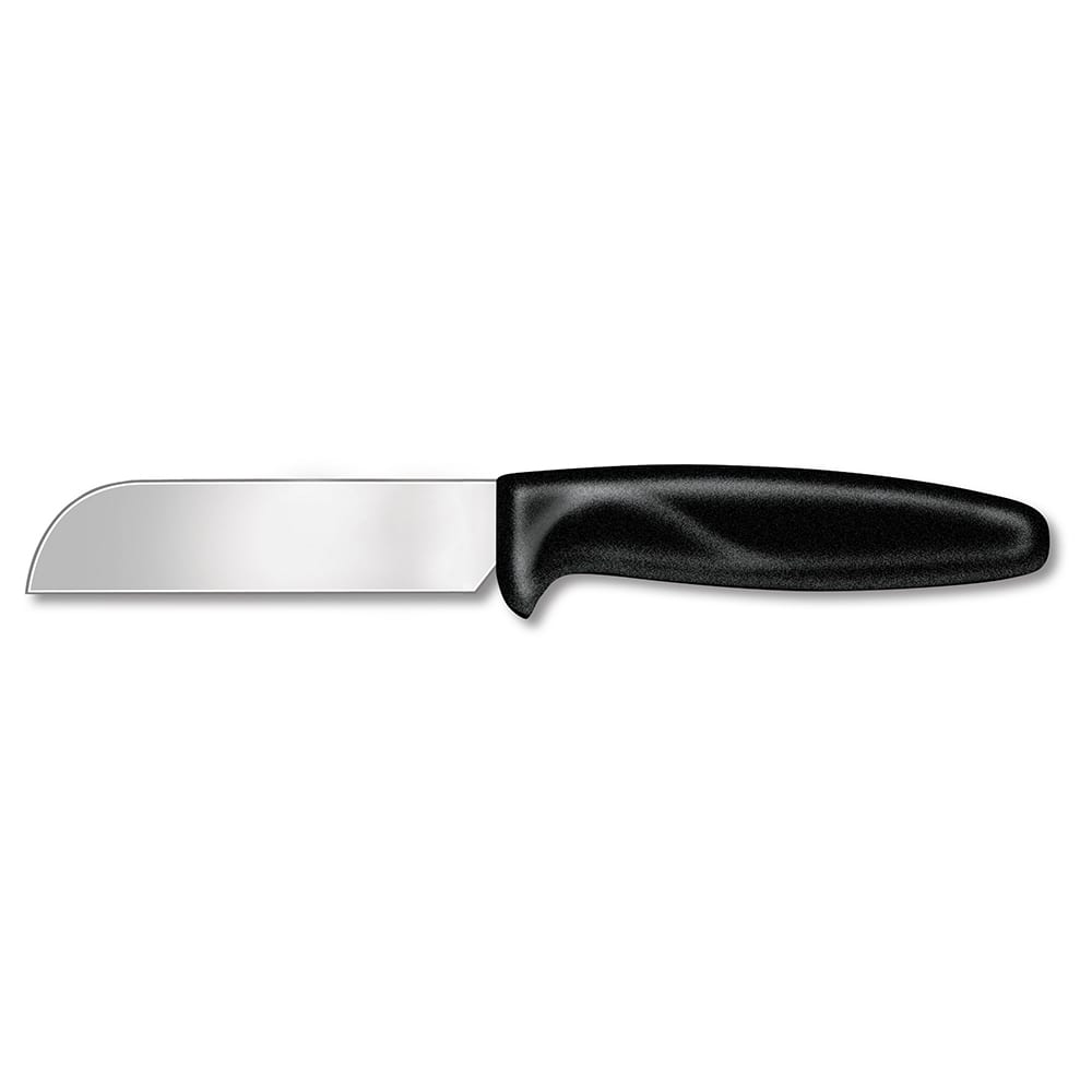 Victorinox 7.6059.5 Sheep's Foot Utility/Vegetable Knife w/ 4" Blade, Black Polypropylene Handle