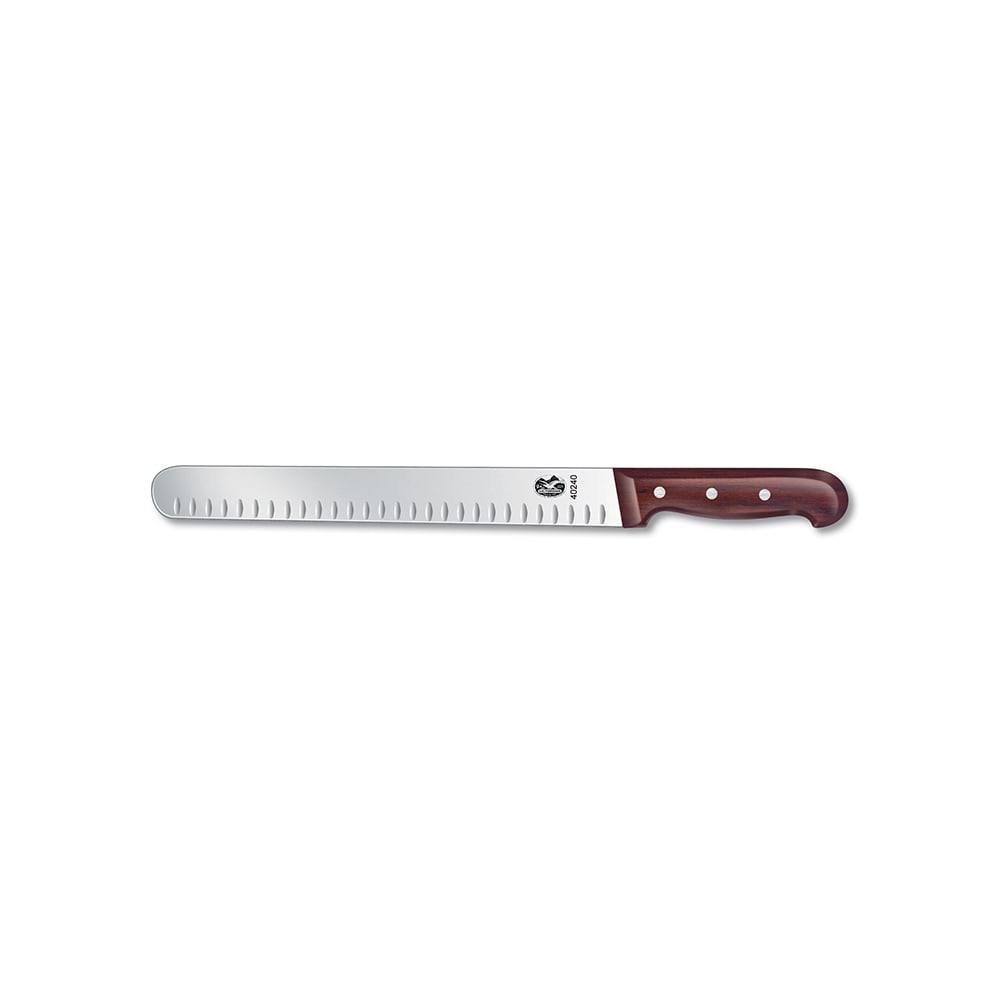 Victorinox 7.6059.12 Granton Edge Slicer Knife w/ 14" Blade, Rosewood Handle
