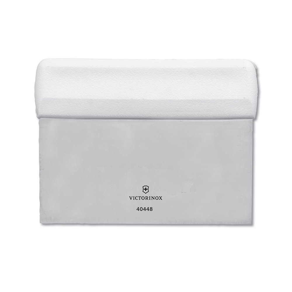 Victorinox 7.6259.23 Dough Scraper w/ White Polypropylene Handle, 3" x 6"