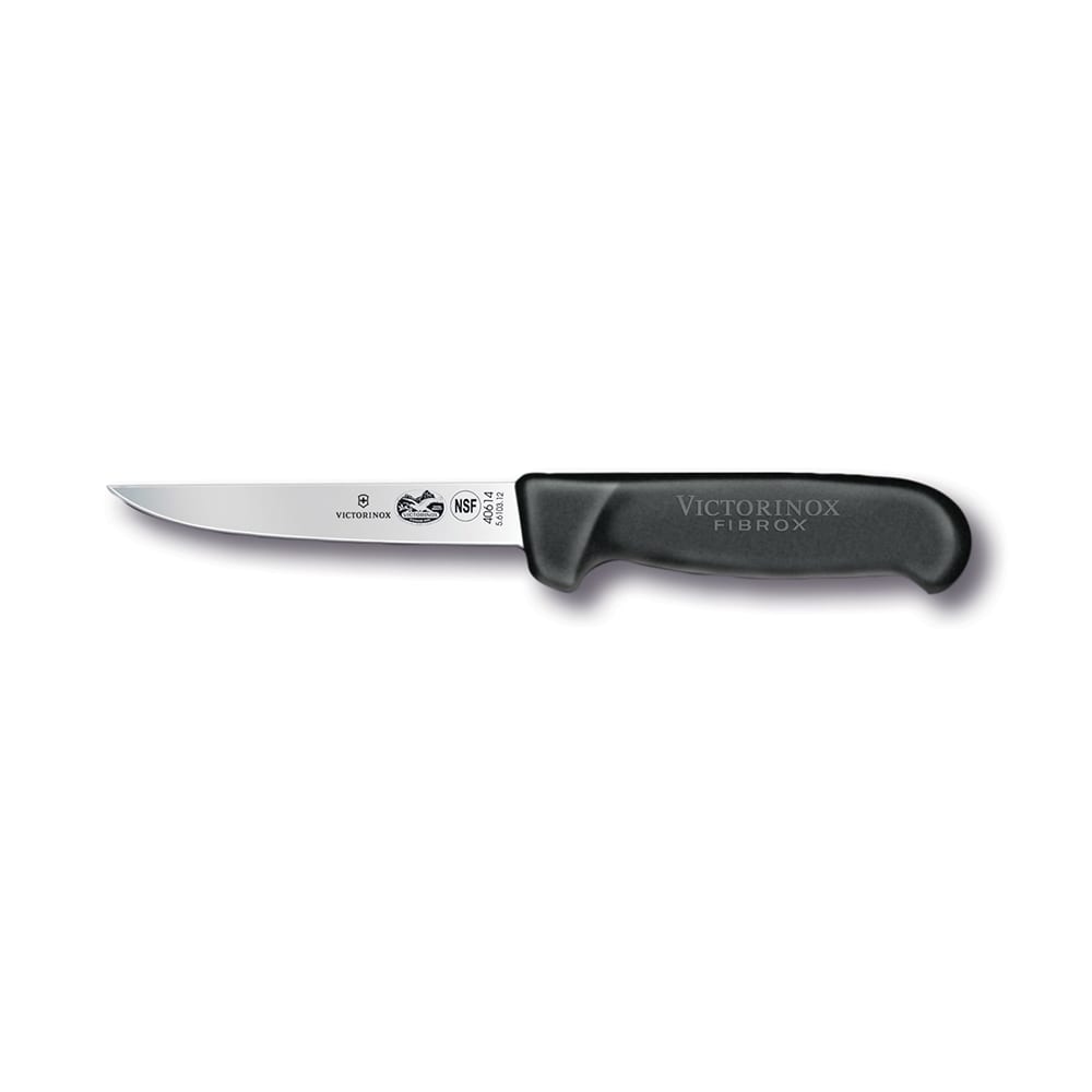 Victorinox 5.6103.12 Stiff Boning Knife w/ 5" Blade, Black Fibrox® Pro Handle