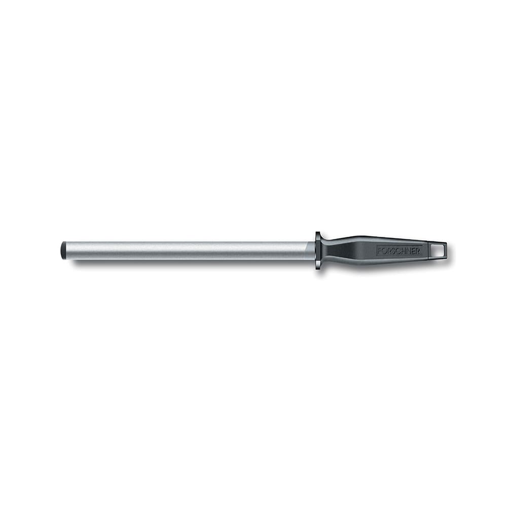 Victorinox 7.8991.14 10" Diamond Oval Sharpening Steel w/ Loose Ring, Nylon Handle