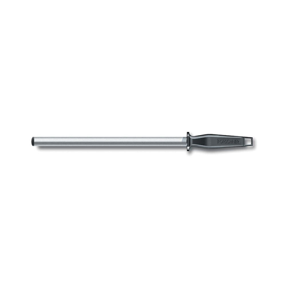 Victorinox 7.8991.15 12" Diamond Oval Sharpening Steel w/ Loose Ring, Nylon Handle