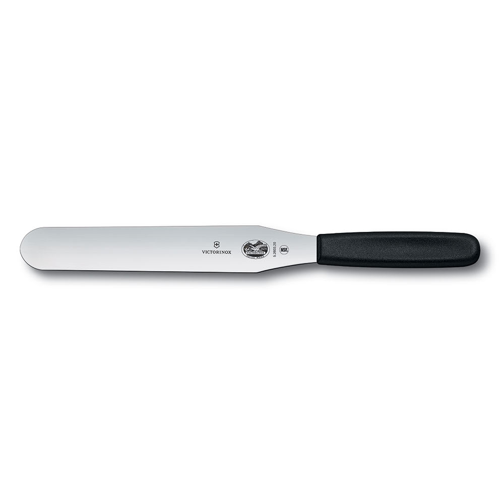 Victorinox 5.2603.20 8" Flexible Spatula w/ Peggable Sheath, Black Polypropylene Handle
