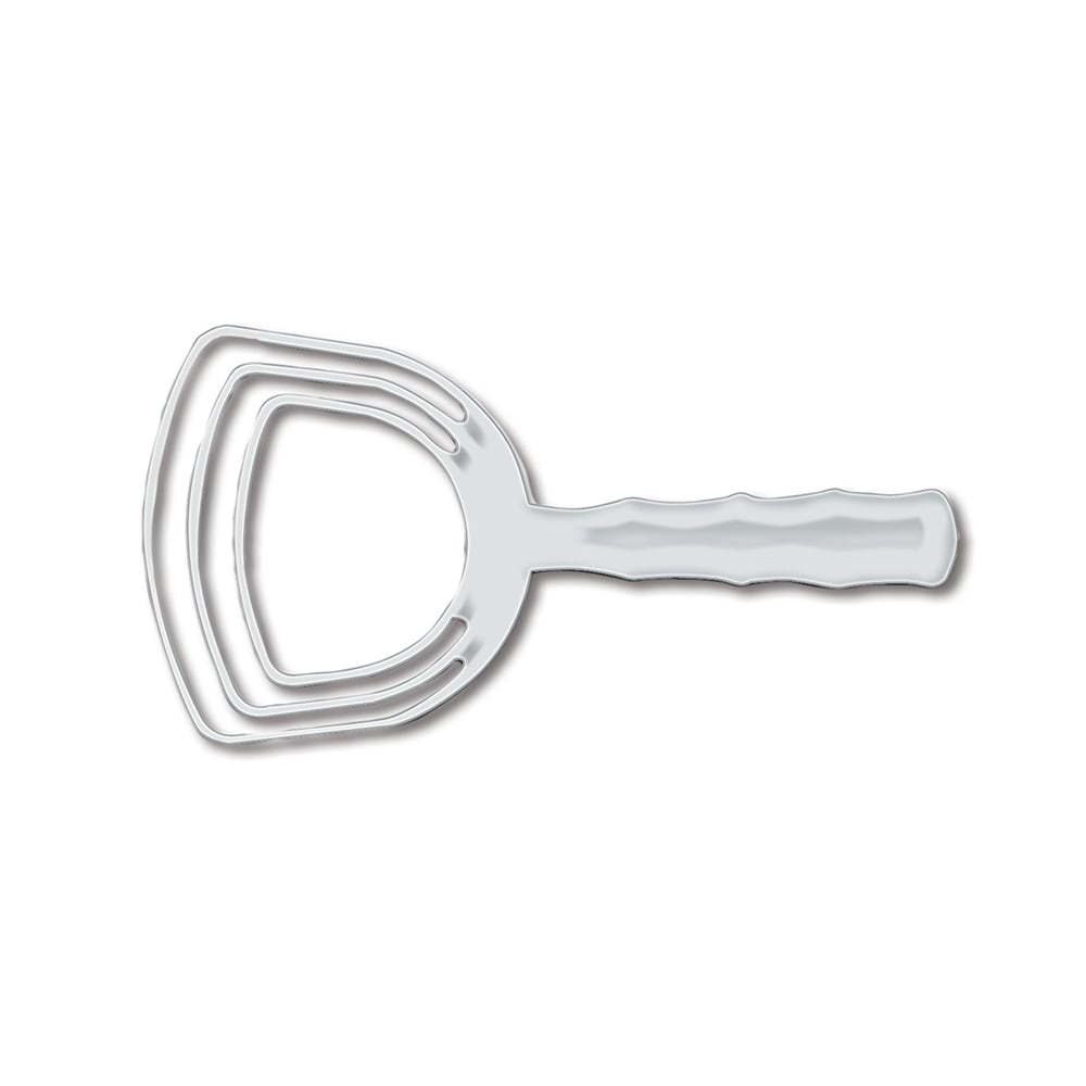 Victorinox 7.6259.20 Square Bone Scraper w/ White Polypropylene Handle