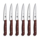 Victorinox 5.2030.12-X4 6 Piece Steak Knife Set w/ Serrated Spear Tips, Rosewood Handles thumbnail 2
