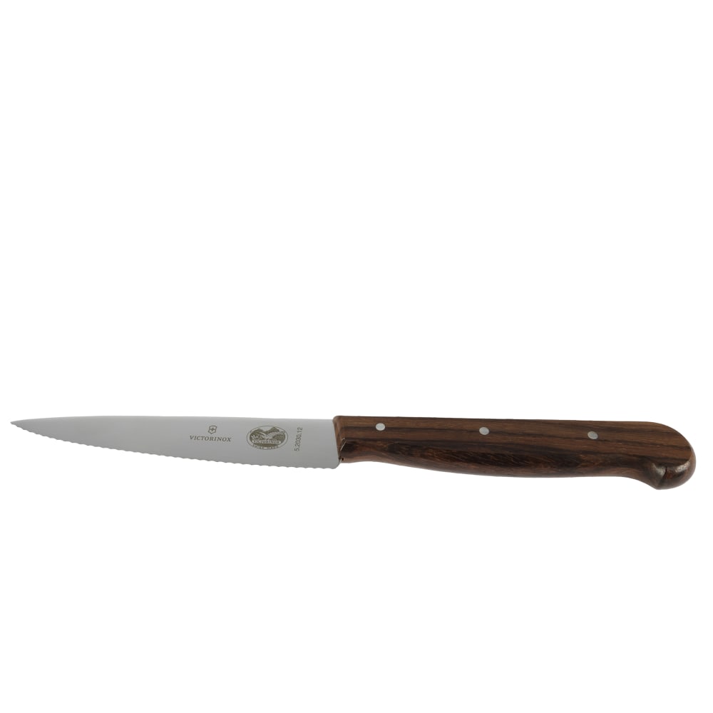 Victorinox 5.2030.12-X3 Wavy Utility/Vegetable Knife w/ 4 3/4" Blade, Rosewood Handle