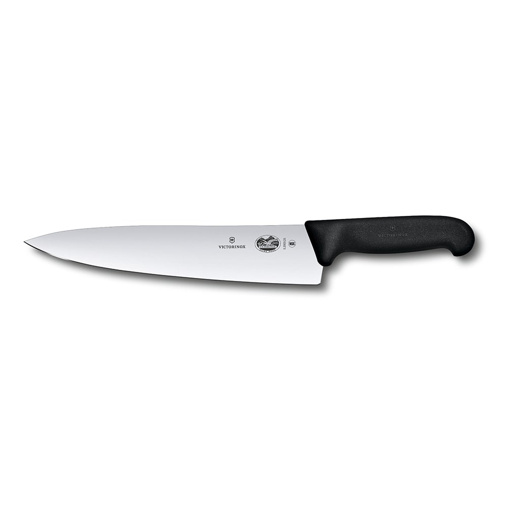 Victorinox 5.2003.25-X5 Chef's Knife w/ 10" Blade, Black Fibrox® Nylon Handle