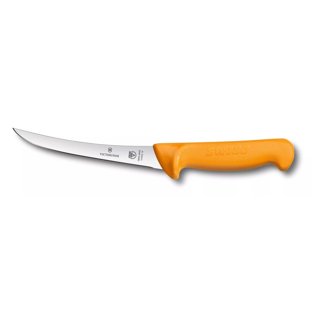 Victorinox 5.8405.16 6" Swibo Boning Knife w/ Orange Polyamide Handle, Stainless Steel