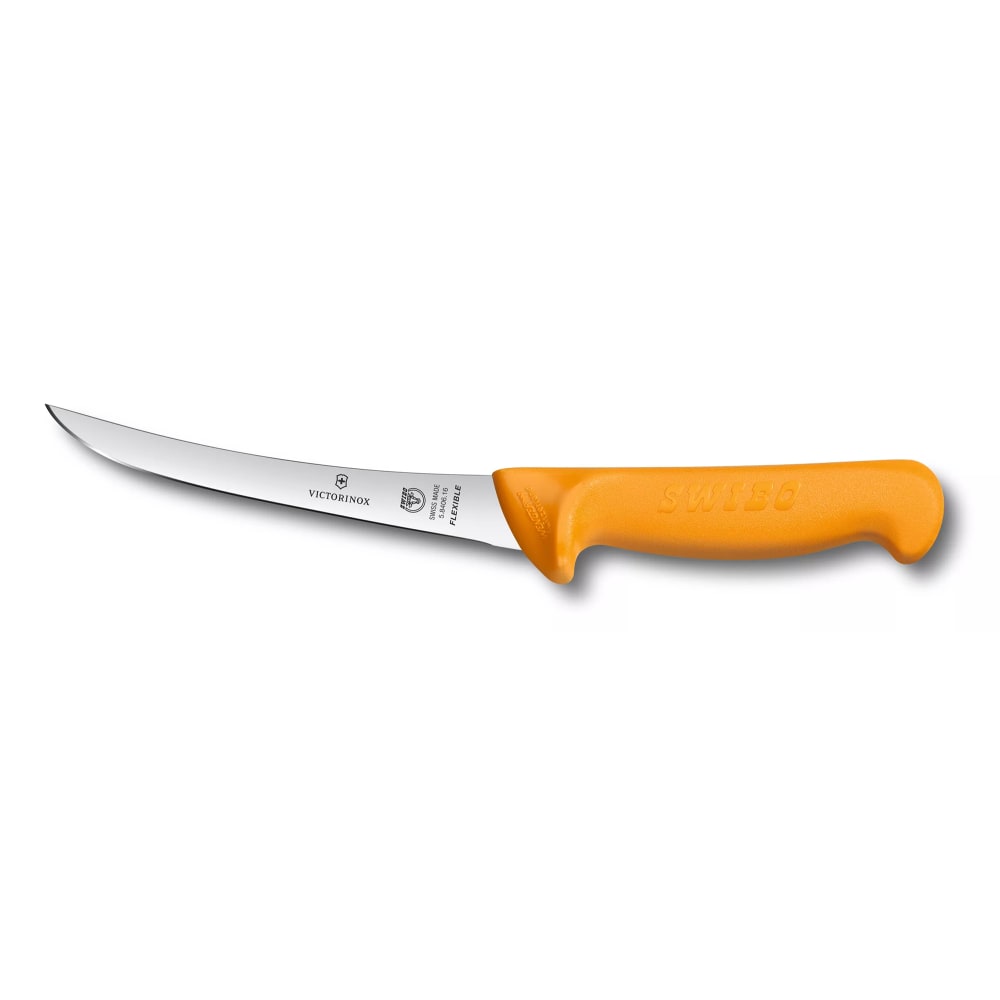 Victorinox 5.8406.13 5" Swibo Boning Knife w/ Orange Polyamide Handle, Stainless Steel