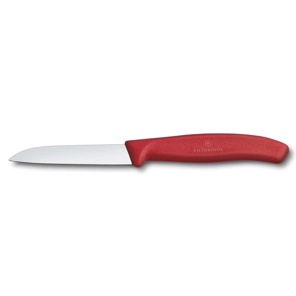 Victorinox 6.7401 Paring Knife w/ 3 1/4" Blade, Red Polypropylene Handle