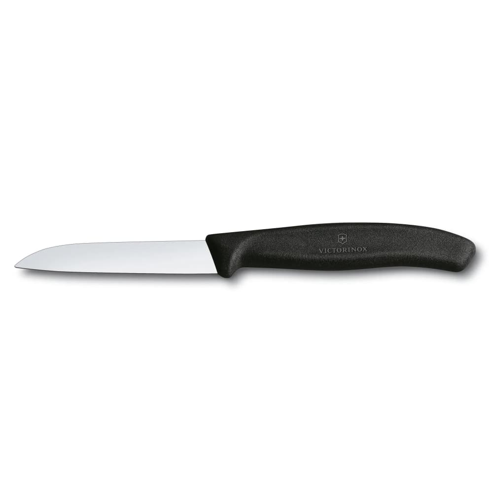 Victorinox 6.7403 Paring Knife w/ 3 1/4" Blade, Black Polypropylene Handle