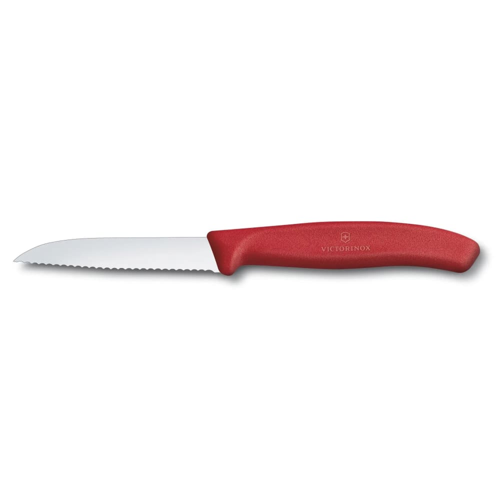 Victorinox 6.7431 Paring Knife w/ 3 1/4" Blade, Red Polypropylene Handle