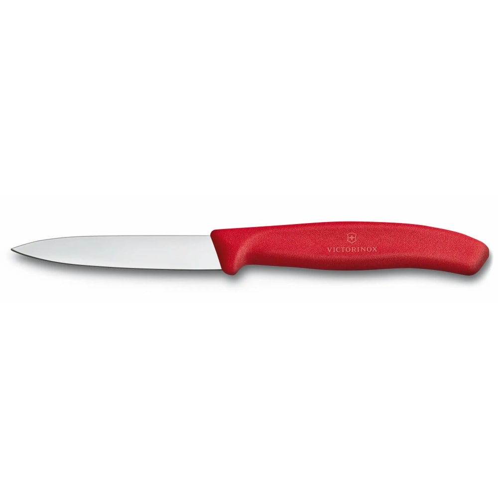 Victorinox 6.7601 Paring Knife w/ 3 1/4" Blade, Red Polypropylene Handle
