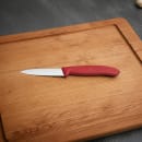 Victorinox 6.7631 Wavy Paring Knife w/ 3 1/4" Blade, Red Polypropylene Handle thumbnail 2