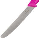 Victorinox 6.7836.L115 Serrated Utility Knife w/ 4 1/2" Blade, Pink Polypropylene Handle thumbnail 4