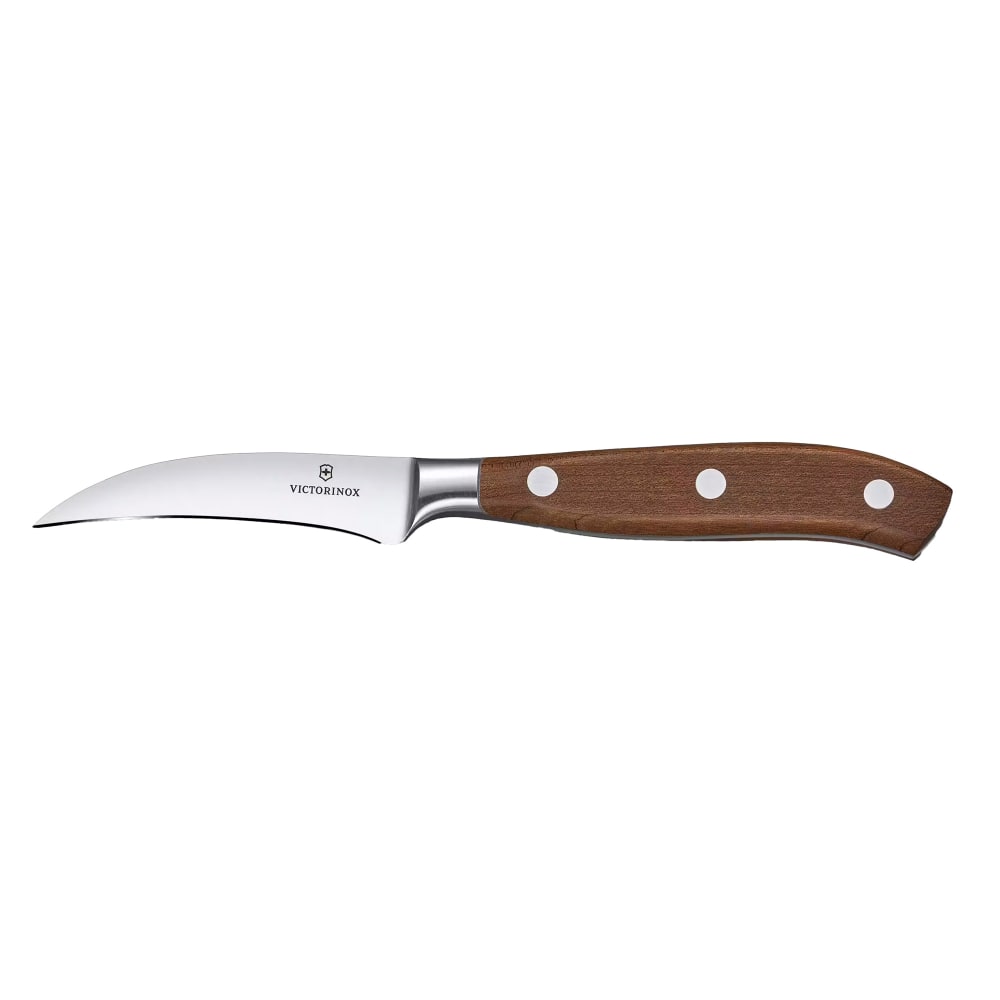 Victorinox 7.7203.08G 3" Grand Maître Straight Paring Knife w/ Black POM Handle, Stainless Steel