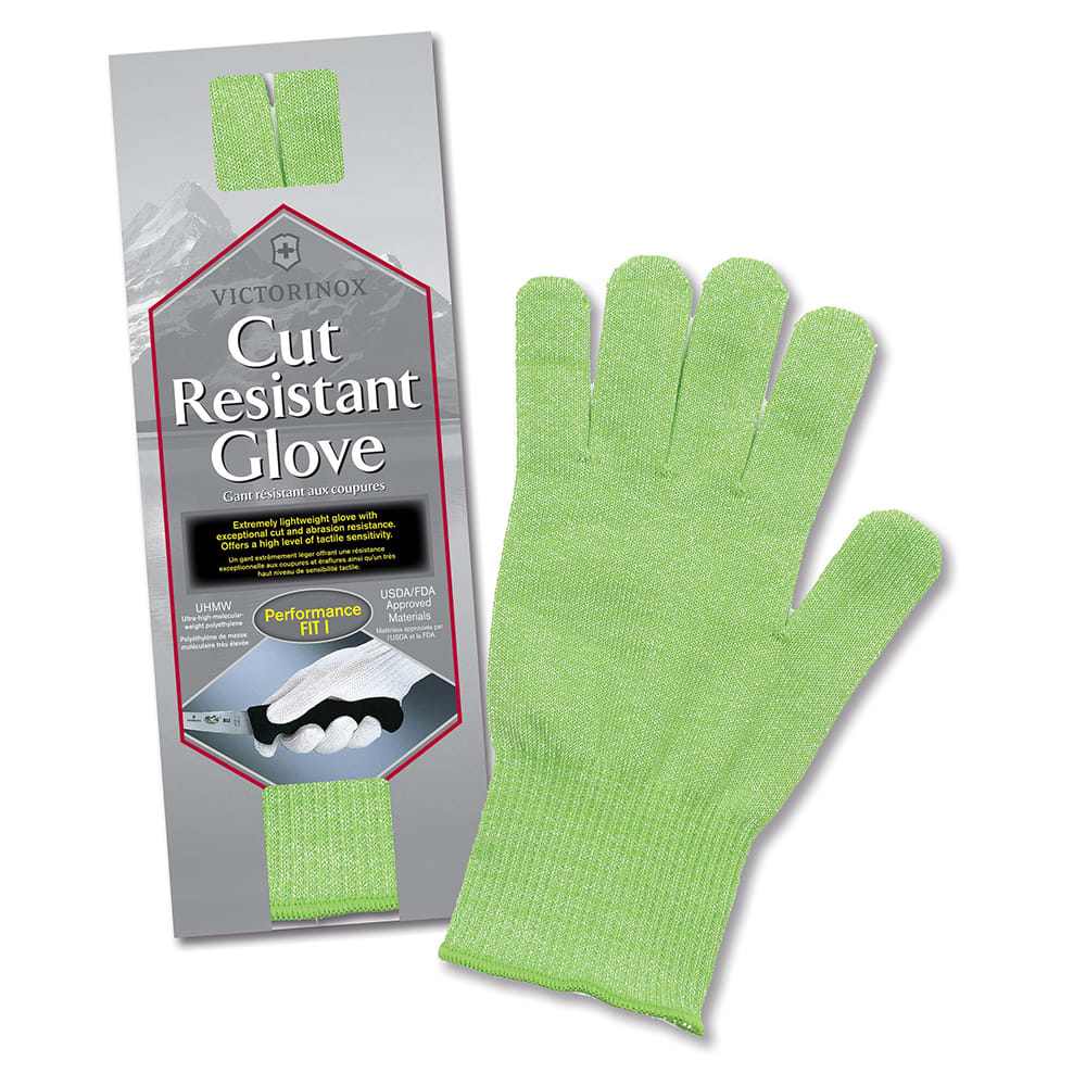 Victorinox 7.9048.4 One Size Cut Resistant Glove - Blended Material, Green