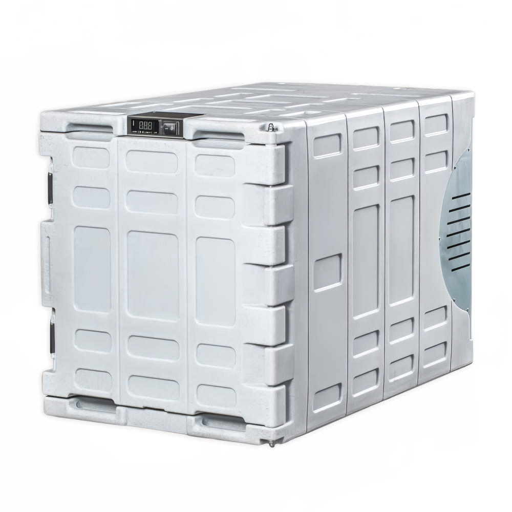 Coldtainer USA Refrigerated Insulated Food Carrier w/ (5) Pan Capacity - Gray, 100-240v/1ph (F0140/FDN)