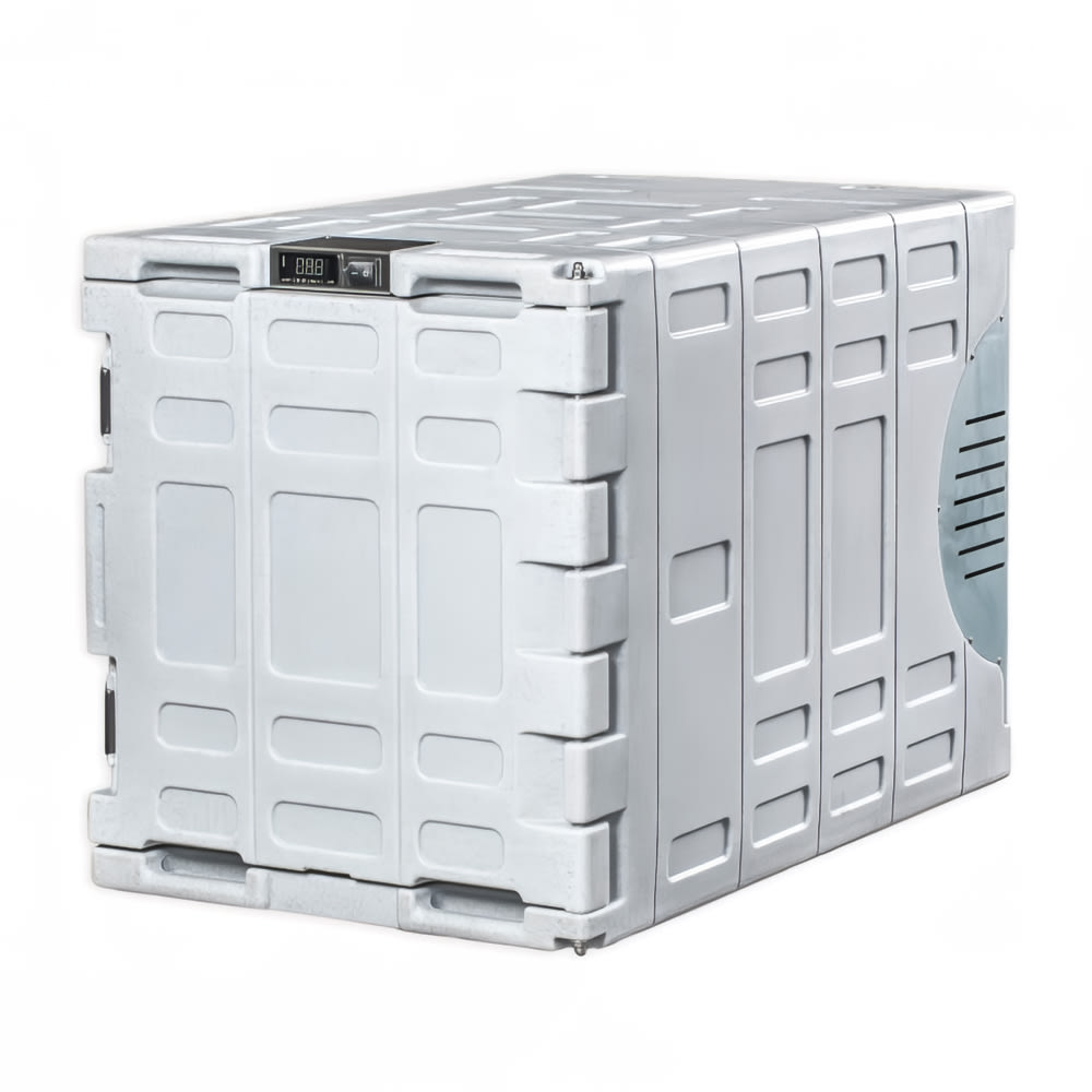 Coldtainer USA Refrigerated Insulated Food Carrier w/ (5) Pan Capacity - Gray, 100-240v/1ph (F0140/NDN)